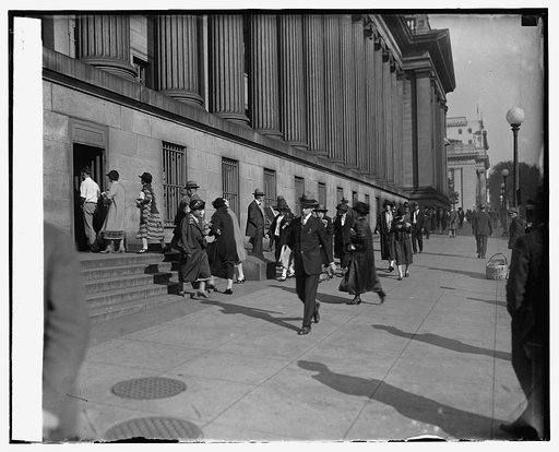 Gov't. clerks at Treasury Dept.