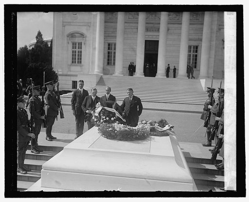 Czechoslovakia delegates to Int. Union at Arlington, [10/5/25