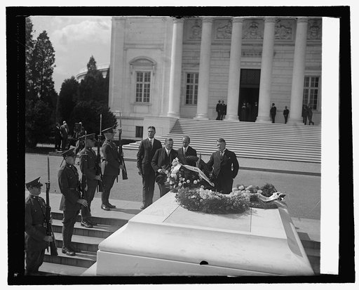 Czechoslovakia delegates to Int. Union at Arlington, 10/5/25