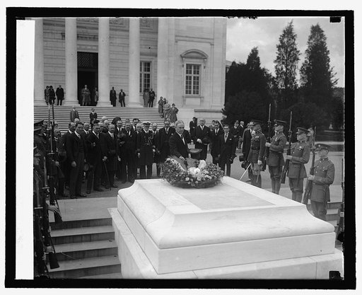 Great Britain delegation to Int. Union at Arlington, 10/5/25