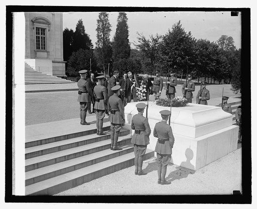 Czechoslovakia debt commission at Arlington, 10/5/25