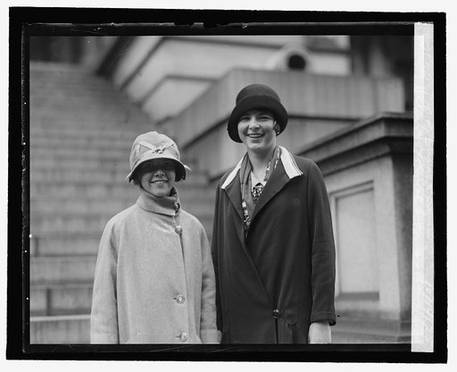 Helen & Louise Davis, daughters of Dwight Davis, 10/14/25