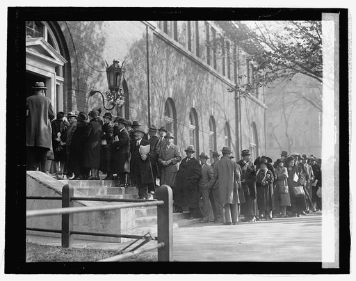 Crowds at Mitchell Court Martial, 10/28/25