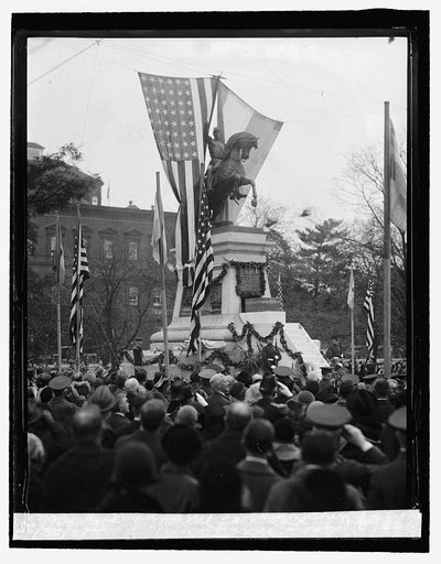 Unveiling of Mounument to Gen.[Jose De] San Martin, 10/28/25