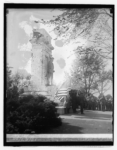 Services at John Paul Jones statue, May Day, 10/27/25