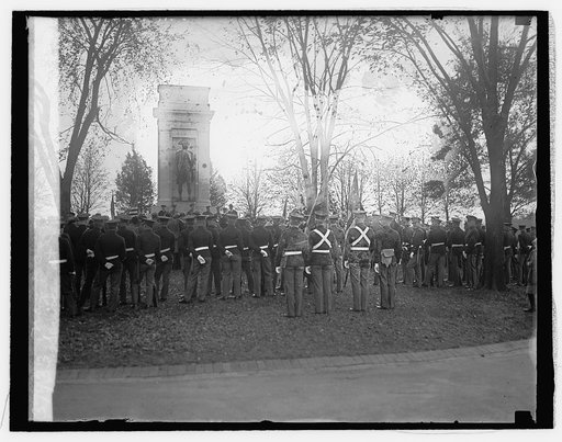 Services at John Paul Jones statue, May Day, 10/27/25