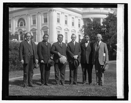 Indian Delegation invites Coolidge to Northwest Indian Congress, [10/23/25