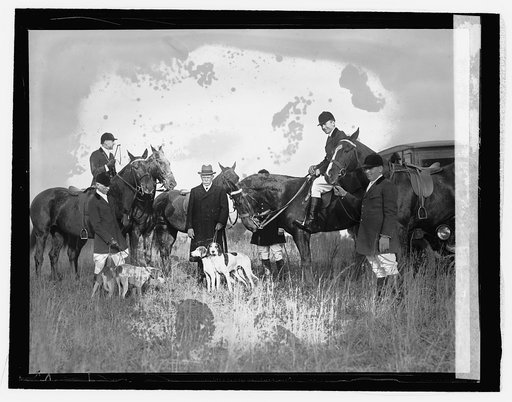 Colonel Robt. M. Thompson with hounds, [11/4/25