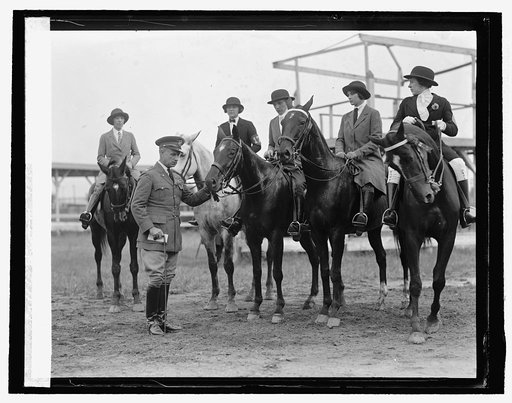 Col. Mitchell judging at Rock Creek Hunt Club field day, 10/15/25