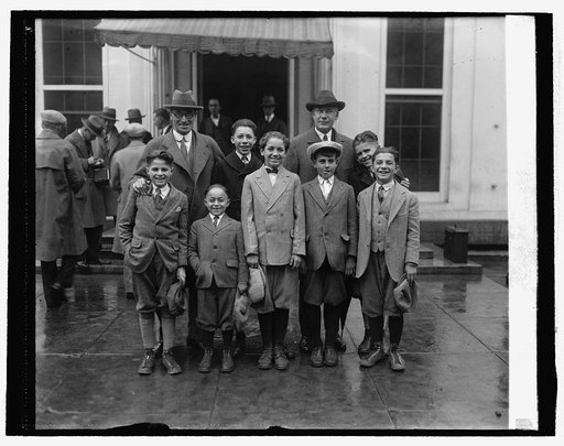 Members of Wash. Boys Club at W.H., 11/2/25
