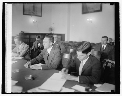 Lt. Com. Richard E. Byrd Jr. beofre Presidents Aviation Board, 10/15/25