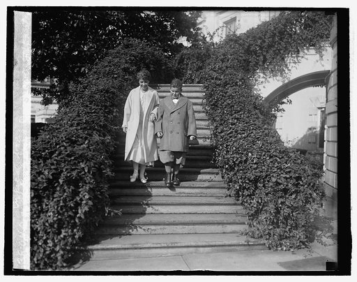 Mrs. Coolidge & Joe Nevin, Wash., typical boy, 10/31/25