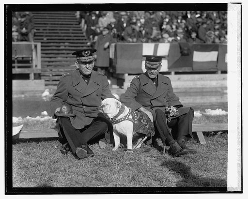 Gen. Lejeune & Gen. Eli Cole at C.U. - Quantico Marine game, [10/31/25