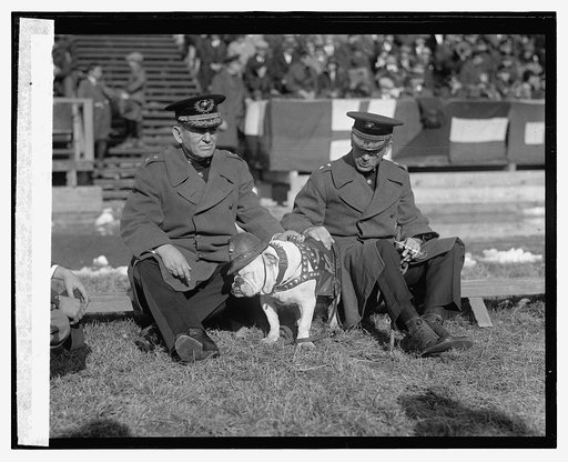 Gen. Lejeune & Gen. Eli Cole at C.U. - Quantico Marine game, [10/31/25
