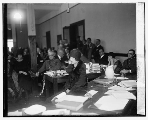 Mrs. Zachary Lansdowne before Mitchell Court, [11/12/25