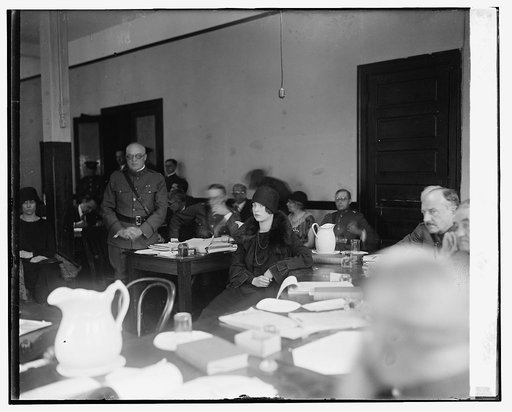 Mrs. Zachary Lansdowne before Mitchell Court Martial, 11/12/25