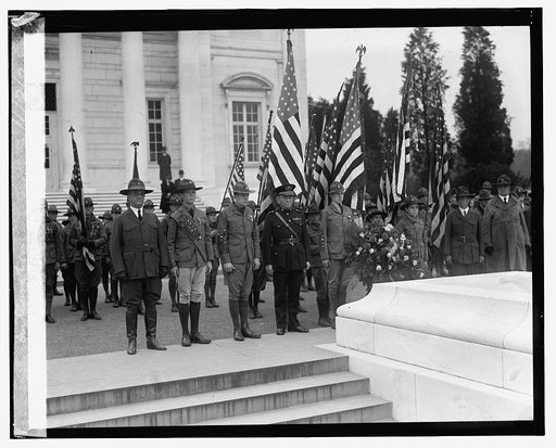 Gen. Lejeune & scouts at Arlington, 11/7/25