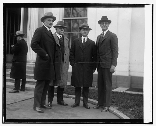 Clifford Connelly, Rep. C.A. Newton, Clarence Howard,W.K. Woods, 11/10/25