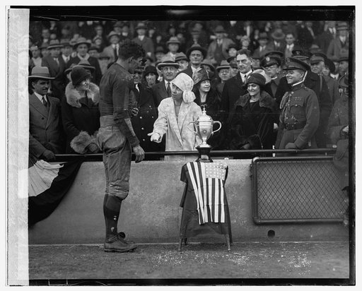 Mrs. Coolidge & Lt. McQuade, Marine - Fort Benning, 11/21/25