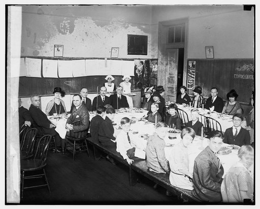Blake school Thanksgiving dinner to school officials, 11/25/25