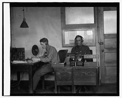 Radio communication service, Priv. W.E. Wilson & L.J. DeGraw, 11/24/25