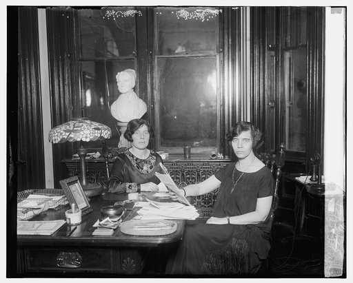Margaret Connery of Dublin (left) Alice Paul, 12/3/25