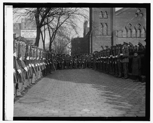 St. John's cadets at Pan American Mass