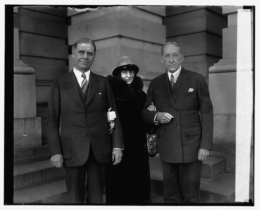 Gov. Dern of Utah (left) & Sen. & Mrs. Wm. H. King, 12/17/25