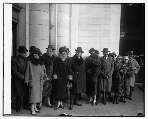 Arrival of Amb. & Mme. Henri Berenger, 1/14/26