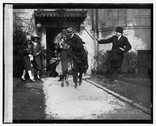 Mr. & Mrs. Howard Tucker after wedding, 1/26/26