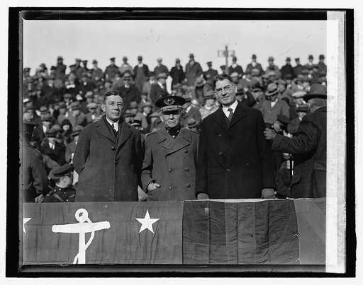 Asst. Sec. Robinson, Gen. Lejeune, Sec. Wilburn, C.U.- Quantico game, 10/31/25