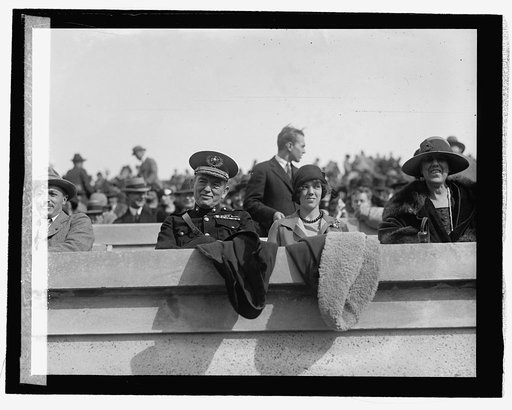 Gen. Lejeune & daughter Eugenia at Navy - Princeton game, 10/17/25