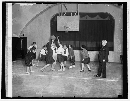 P.M. Gen. New with girls basketball team of Dept., 3/1/26