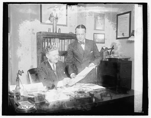 John Thomas Taylor (seated) Wm. McE. Lewis (standing)