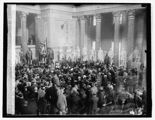 Unveiling statue to Crawford Williamson at Capitol, 3/30/26
