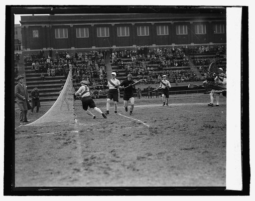 Lacross game, U. of Md. & Oxford Cambridge team. 4/2/26