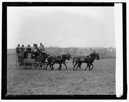 W.P. Hulbert with guests at Middleburg Hunt, 4/3/26