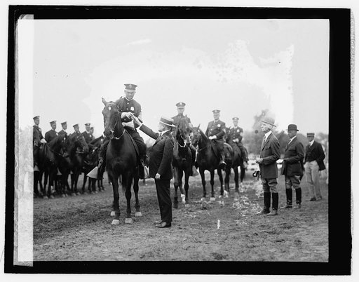 Com. F.A. Fenning & Sgt. W.L. Davis of mounted police, 5/15/26