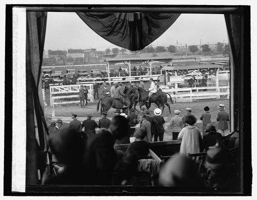 Opening day of horse show, 5/3/26