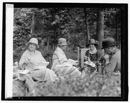 Mrs. Wm. N. Butler, Mrs. Gillett & Mrs. Underwood (Senate ladies), 5/18/26