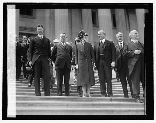 Prince Adolphus, Rep. Porter, Crown Princess Longworth at Capitol, 5/26/26
