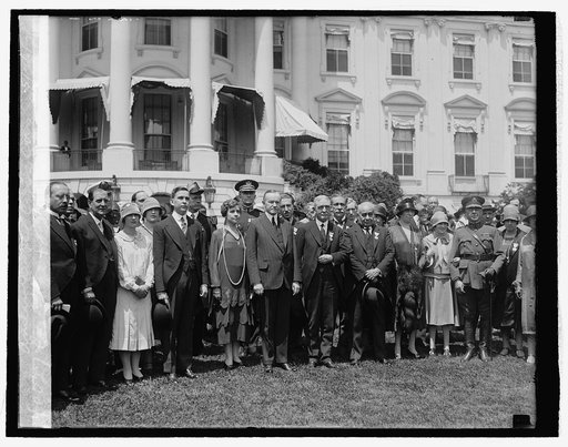 Coolidge & delegates to Pan American Red Cross Con., 5/26/26