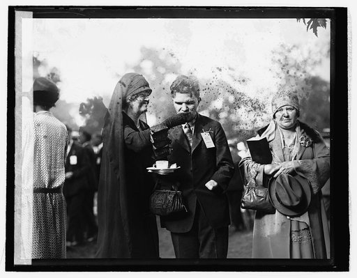 Rep. Edith N. Rogers & Carl Brunner at White House garden party, 6/3/26