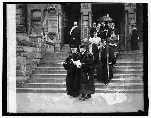 Rev. Chas. W. Lyons, Pres., Geo. U. & Herbert Hoover, 6/8/26