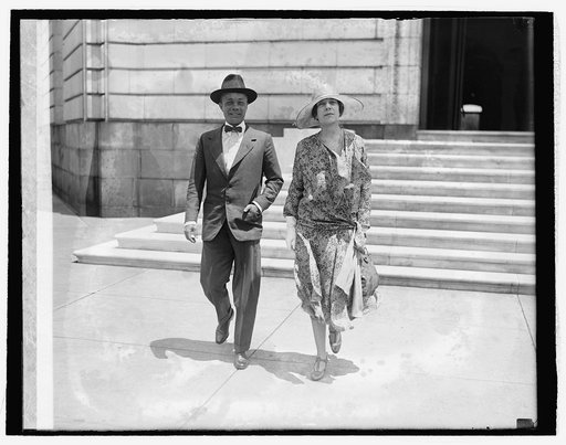 Col. Theo. Roosevelt & Mrs. Longworth at Capitol, 6/9/26