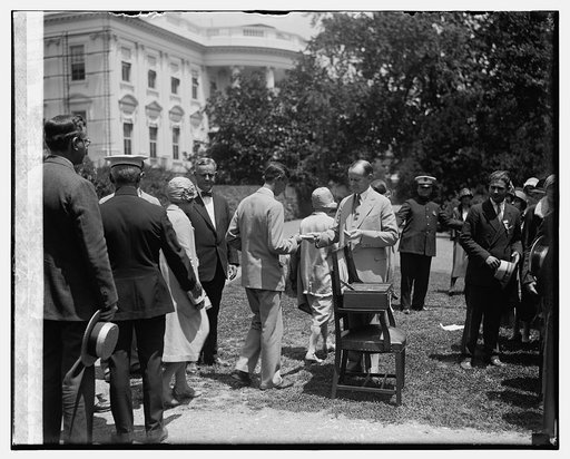 Coolidge presenting American Youth & Teacher Awards, [6/29/26