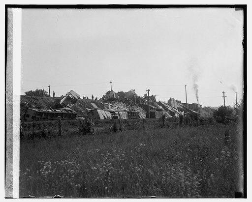 Train wreck at Cameron Run, 7/20/26