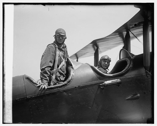 Asst. Sec. of War, F.T. Davison at Bolling Field, 7/16/26