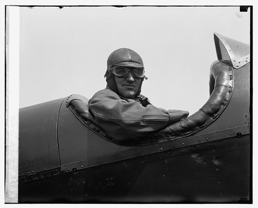 Asst. Sec. of War, F.T. Davison Jr. at Bolling Field, [7/16/26