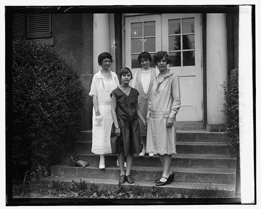 Florence Schroeder (center)., 8/13/26
